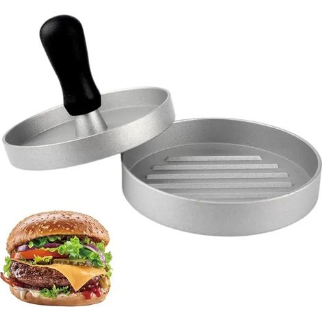 Presse à Hamburger 1 Pièce Qualité Supérieure, Presse Steak Haché Forme Burger Facilement Cuisine Accessoire Cuneary (1/5)