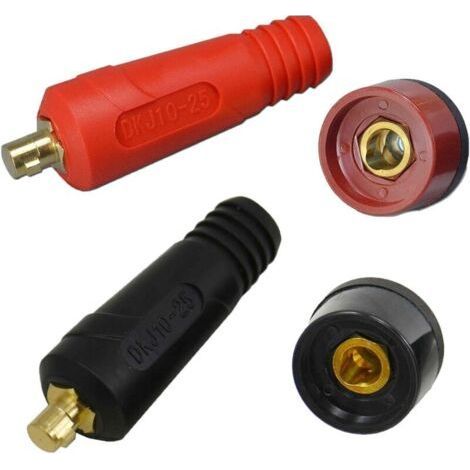 ALLIANDISKit de prise de connecteur de panneau de câble à souder, 4 pièces, prise à connexion rapide 200Amp (DKJ10-25 et DKZ10-25) (1/4)