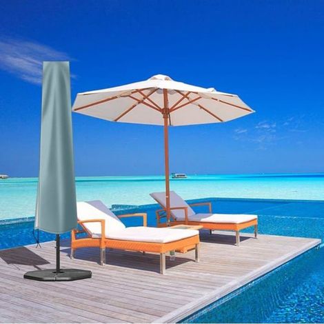 Housse De Parasol - Tissu Oxford 420D Impermeable - Pour Parasol Jardin 190x30x50 Cm - 1 Piece (1/5)