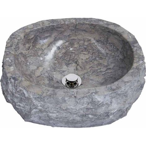 MOSAVIT PADAR Lavabo Sobre Encimera De Piedra Gris - ref: MSV-PADAR