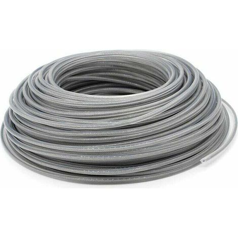Filo da taglio universale in acciaio da 3,0 mm, filo d'acciaio resistente per tosaerba con testina a percussione e per giardinaggio. (1/4)