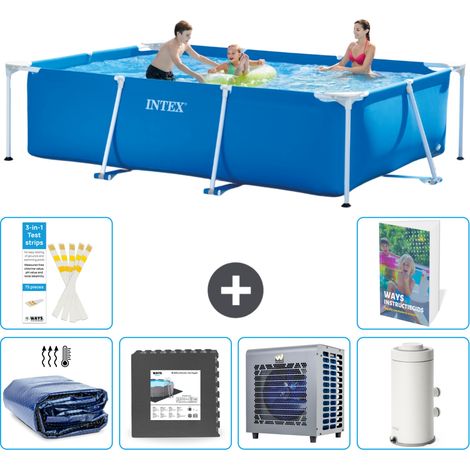 Intex Piscina con struttura Rettangolare - 300x200x75 cm - 7-pezzi S16 (1/5)