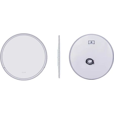 Miroir de Salle de Bain Éclairé, Éclairage Dimmable, Fonction Anti-buée, 80cm (32inch) (1/2)