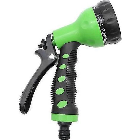 Garden Spray Gun With Brass Connector Hose Set Water Pipes For Garden, Home, Car Cleaningshower Pets (1pc, Green) (1/5)
