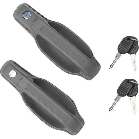 Poignées de porte extérieures sans clé pour véhicules Iveco Daily 93936134 93936135 - Gris foncé