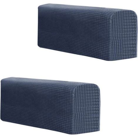 Housse d'accoudoir pour canapé inclinable - - Lot de 2 - Polyester antidérapant - Protection anti-taches - Intérieur