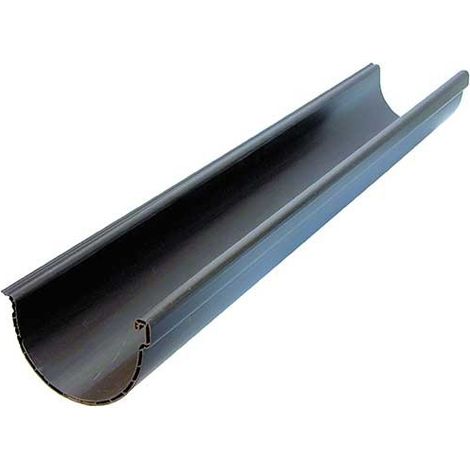 Gronda in pvc marrone tipo "milano" mt 5 (1/3)