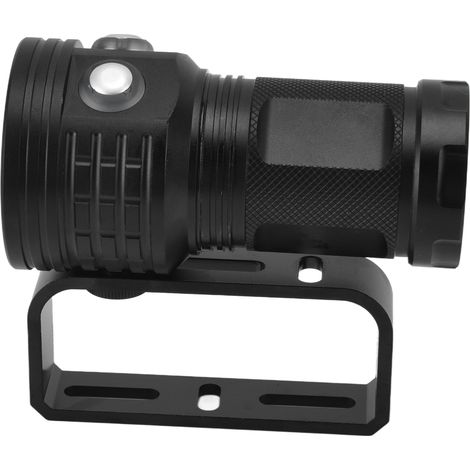 Lampe torche de plongée LED 22 LED, étanche IPX8, 10 000 lumens, portable, en alliage d'aluminium, étanche jusqu'à 100 m (328,1 pieds). (1/5)