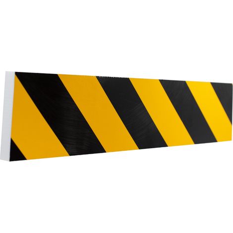 Novap – Mousse de protection pour garage – Couleur jaune/noir – Film rétroréfléchissant pour visibilité – SKU 8004002