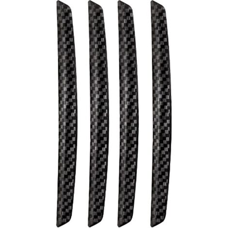 Lot de 4 protège-portes effet carbone noirs, bandes antirayures et protections pour portières et carrosserie (1/5)
