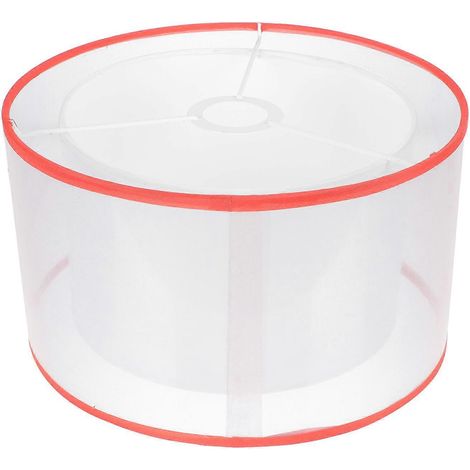 Abat-jour en tissu orange compatible avec les lampes (1 pièce) (1/5)
