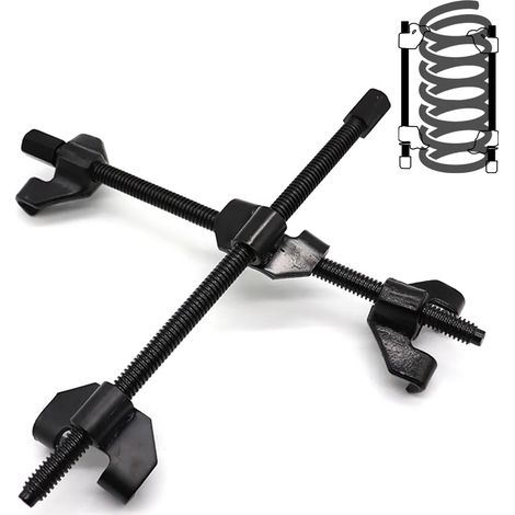 Coppia Molle Compressore Smontaggio e Montaggio Ammortizzatori per Auto  38 cm