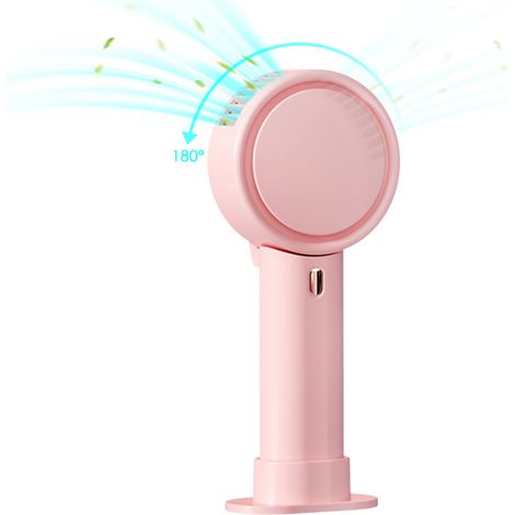 Ventilador portátil 3 en 1: de cuello, de escritorio, de mano, sin aspas, con salida de aire giratoria de 180° y 3 velocidades. Ideal para la oficina, el hogar, viajes y actividades al aire libre.