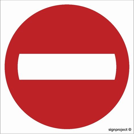SA001 Entrada prohibida