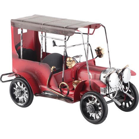 Miniature de Voiture Ancienne Vintage - Décoration Bureau et Maison, Artisanat Modèle Rétro (1/5)