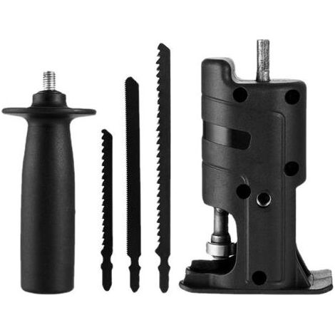adaptateur de scie alternative Portable, perceuse électrique pour scie électrique pour bois et métal, outil de coupe avec lame de scie (1/5)