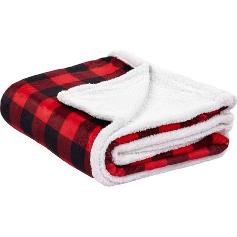 Blanket LIQUORICE 150 x 200 cm Red (1/5)