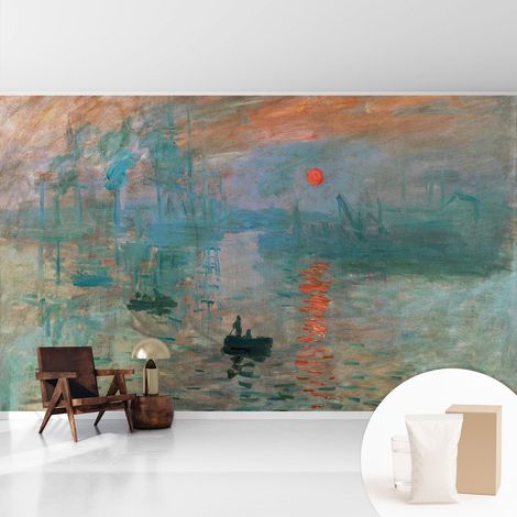 Tapete Dekorative Vliestapete mit Klebe für Wand - Mustertapete - moderne Einrichtung - für Büro Hafenlandschaft 416x254 cm (1/5)