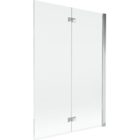 Paroi de douche Mexen Mist 2 volets droit 120 x 150 cm, transparent, chrome - 8A9-120-002-01-00-P (1/5)