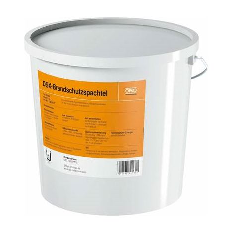 OBO Bettermann Formatore di strato isolante in secchio 5kg Materiale da costruzione intumescente bianco, 7202302
