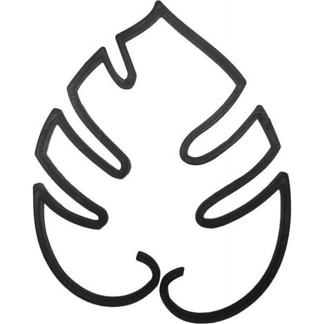 Support Plante Feuille - Structure Verticale pour Soutien de Plantes d'Intérieur - 2 Pièces (Grand + Petit) - Métal Galvanisé (1/5)