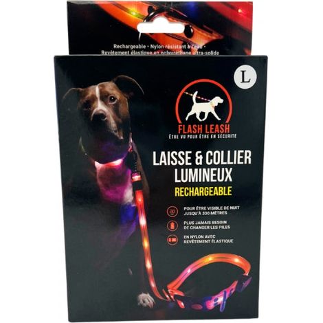Correa y collar reflectantes para perros, resistentes a la intemperie, 1,5 m