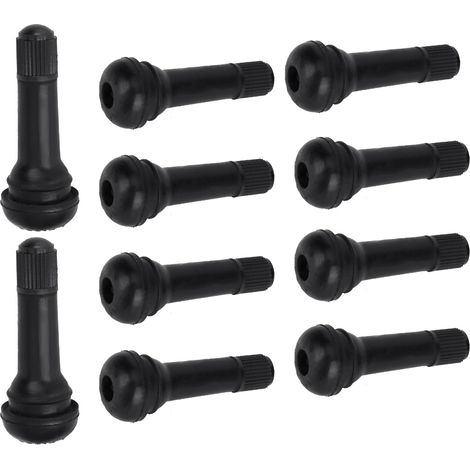 10 Pièces Tige de Valve TR414 pour Pneu avec Bouchon Anti-Poussière sans Corps de Valve (1/5)