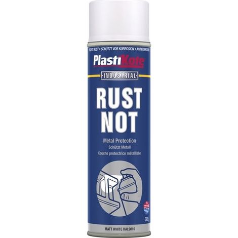 Rust Not Spray Matt White 500ml PKT782 (1/2)