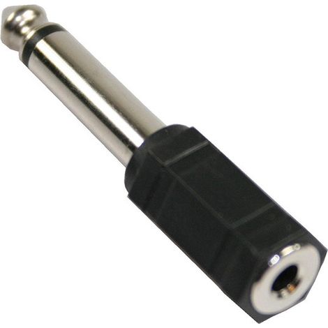 Adaptador 6.3mm a 3.2mm mono