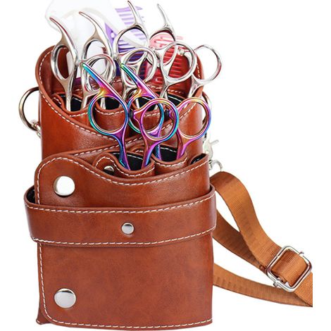 Sac à ciseaux de coiffure, trousse de coiffure multifonctionnelle, sac à outils de coiffeur