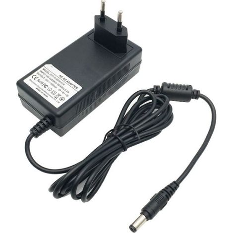 Chargeur Aspirateur - - Compatible Bosch/Siemens - 30V 500mA - Câble 1,8m - Noir