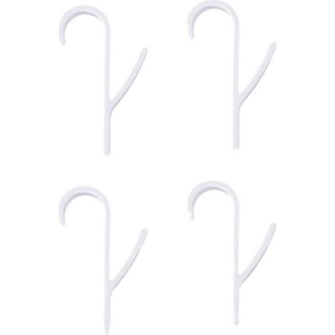Porte-Serviettes Pour Radiateur - Lot De 6 Crochets Salle De Bain - Sans Perçage - Compatible Tous Radiateurs - Pour Serviettes Peignoirs Torchons (1/4)