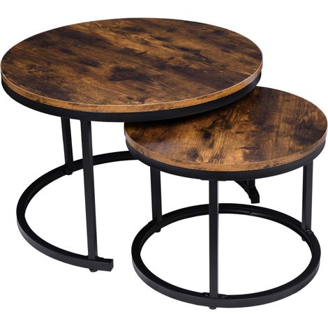 Set aus zwei Galen Rustic Loft-Tischen