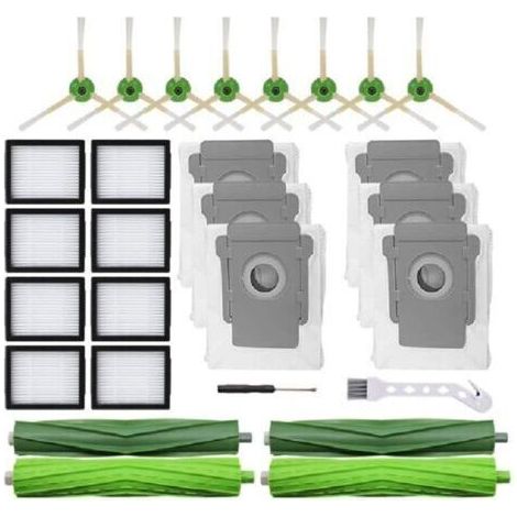 Kit pour Irobot Roomba I7 I7+ I3 I4 I6 I8+ J7+ E5 E6 E7 Robot aspirapolvere,de dyk. (1/4)