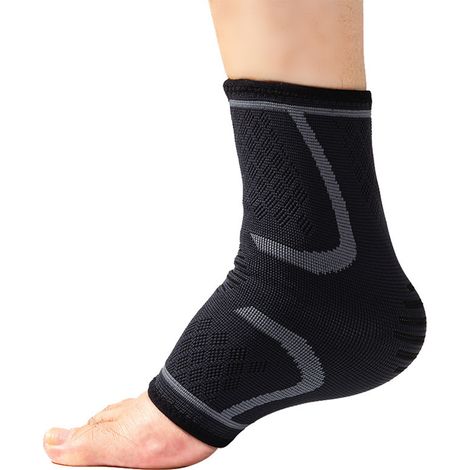 Support De Cheville Sportif - Pour Basketball Badminton Fitness - Élastique 4 Directions - Taille Unique - Par Paquet De 2 (1/5)