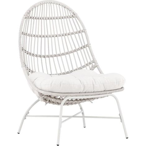 Fauteuil de Jardin "Paul" 94cm Beige (1/5)