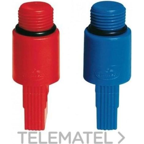 JIMTEN tapon alicatado 1/2 rojo 22076 jimten , Tapon Alicatado 1/2 Rojo 022076 de la marca Jimten.