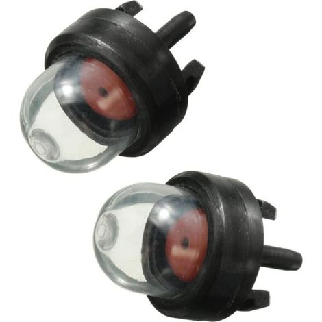 Mini Carburateur Bulle D'Huile Essence Snap Primer Kit De Pompe à Ampoule De Carburant Pour Taille-Haie Tondeuse à Gazon TronçOnneuse Accessoires 2 PièCes (1/5)