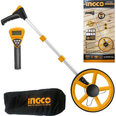 Rotella metrica digitale Odometro stradale professionale Misuratore Borsa Ingco HDMW23 (1/5)