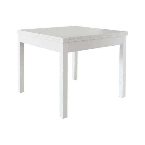 MOBILE KIT TAVOLO CM.90X90/180"LIBRO"BIANCO FRASSINATO (1/2)