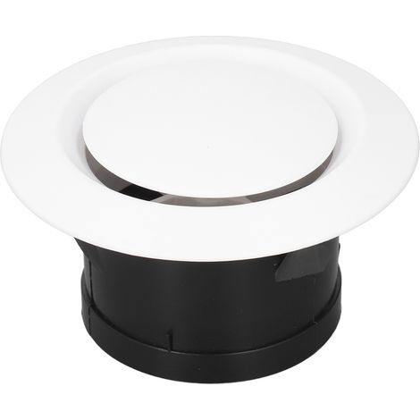 6in Flexible Round Soffit Wall-Mounted ABS Adjustable Ventilation Space-Saving Bathroom Bookshelf (1/5)
