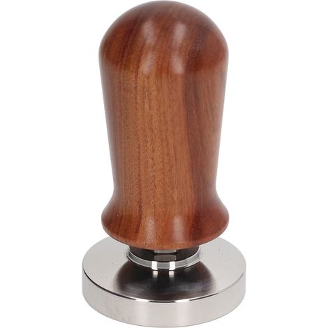Tampoir à Café 58MM Design Séparé Poignée en Bois Ergonomique en Acier Inoxydable Portable pour Café Maison (1/5)