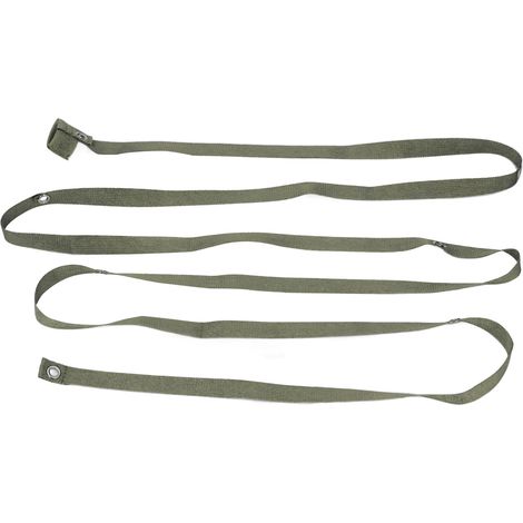 Lot multifonction en nylon vert militaire pour extension de tente extérieur, corde de camping, sangle de canopy. (1/5)