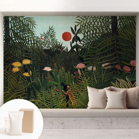 Tapete Vliestapete mit Kleber Wandtapete modern - Tapete mit Motiv - Tapete Schlafzimmer Exotische Landschaft 208x146 cm (1/5)