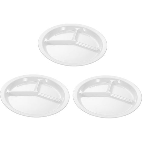 Lot de 3 plateaux de rangement multifonctions avec séparateurs, plateaux de rangement pour aliments, plateaux à bonbons et plateaux de rangement pour aliments, ... (1/5)
