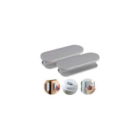 Set mit 2 Balkontürgriffen, Türgriffen, selbstklebenden Türgriffen, Schrankgriffen, Balkontür- Crezuo (1/4)