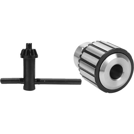 Mandrin de perçage en acier rapide haute précision, cône B12, avec clé 1-10 mm (1/5)