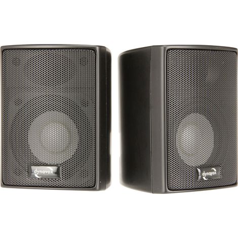 Haut-parleurs satellites DYNAVOX AS-301, noir (1/2)