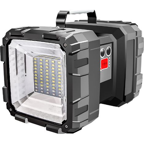 Linterna LED recargable de alta potencia, 4000 lúmenes, 1000 mAh, resistente al agua, para camping, talla L (1/5)