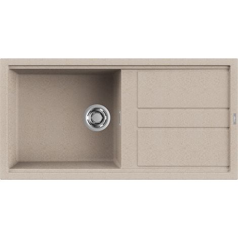 Lavello Elleci Incasso 1 vasca 100x51 Best 480 Granitek Avena LGB48051 (1/3)